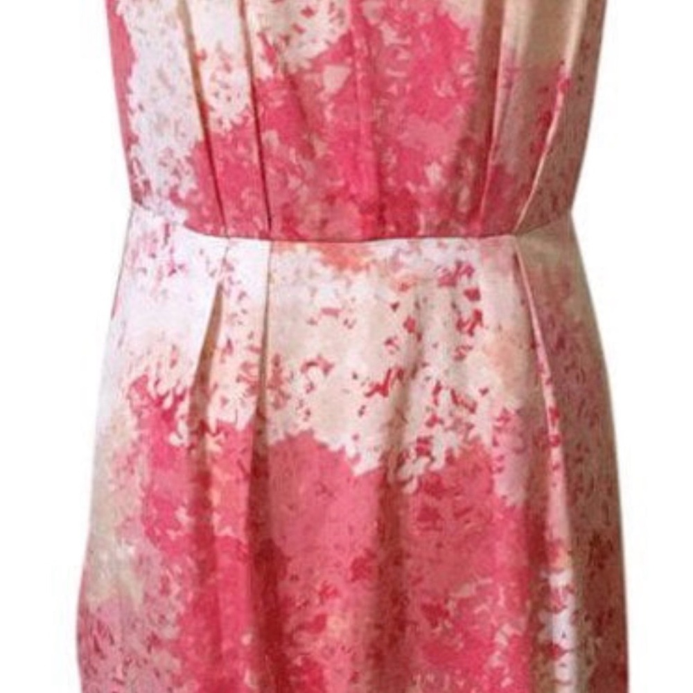 LOFT Multi Pink Floral Dress Size 2